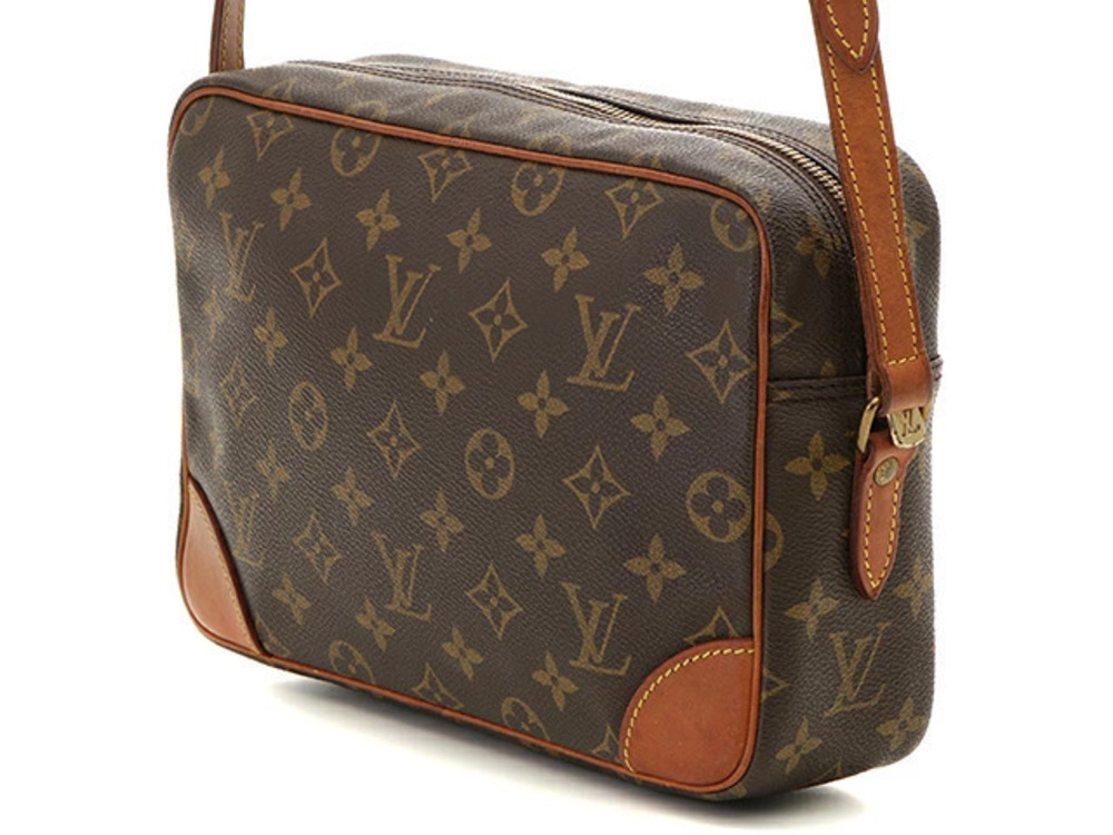 Louis Vuitton Monogram Crossbody Bag Trocadero Brown